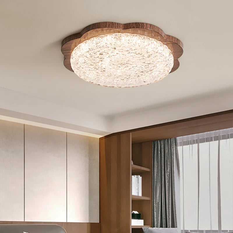 plafonnier rétro à spectre complet pour un éclairage doux