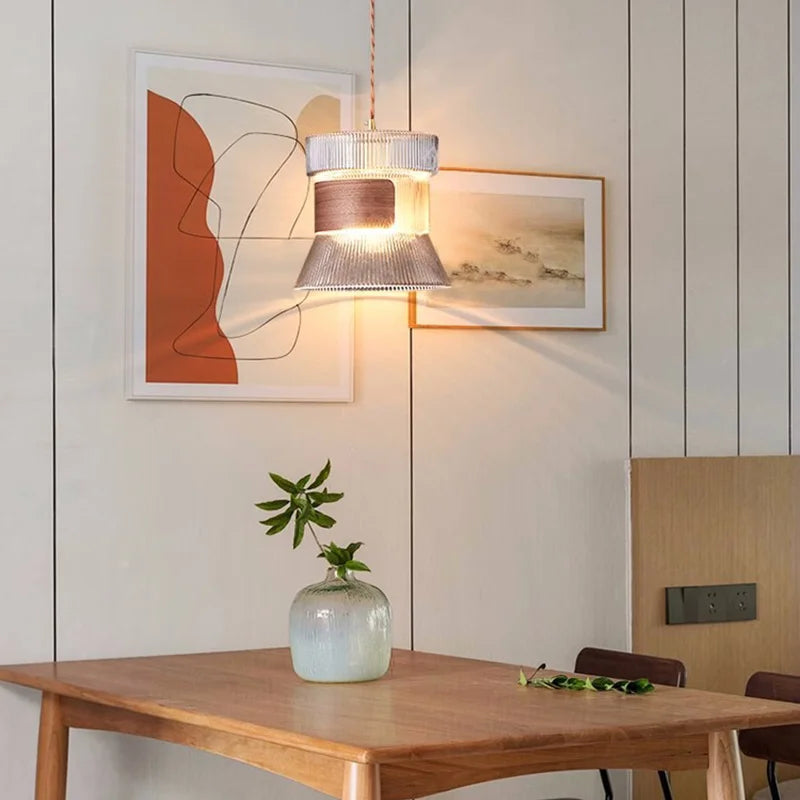 suspension modernes en verre nordiques pour décoration restaurant
