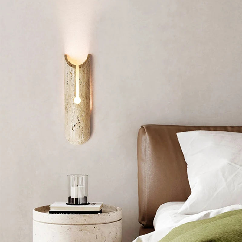 Applique moderne simple pierre design atmosphère maison couloir frais chambre lumières décoratives