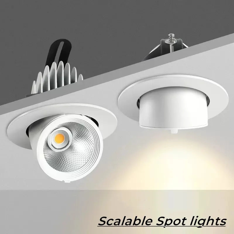 spot led encastré pour éclairage intérieur moderne