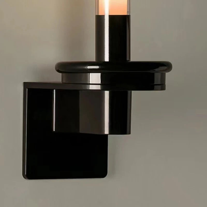 applique murale en verre et métal style 3000k