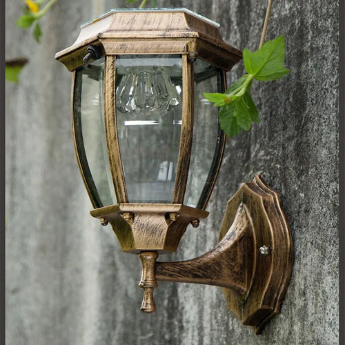 Applique murale solaire LED applique extérieure cour lumière villa solaire alimenté étanche IP55 décor de jardin éclairage clôture