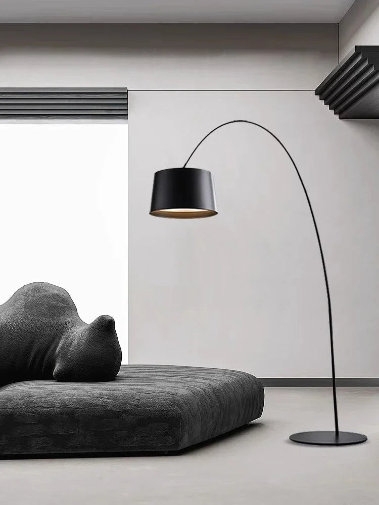 lampe de sol led minimaliste au design nordique moderne