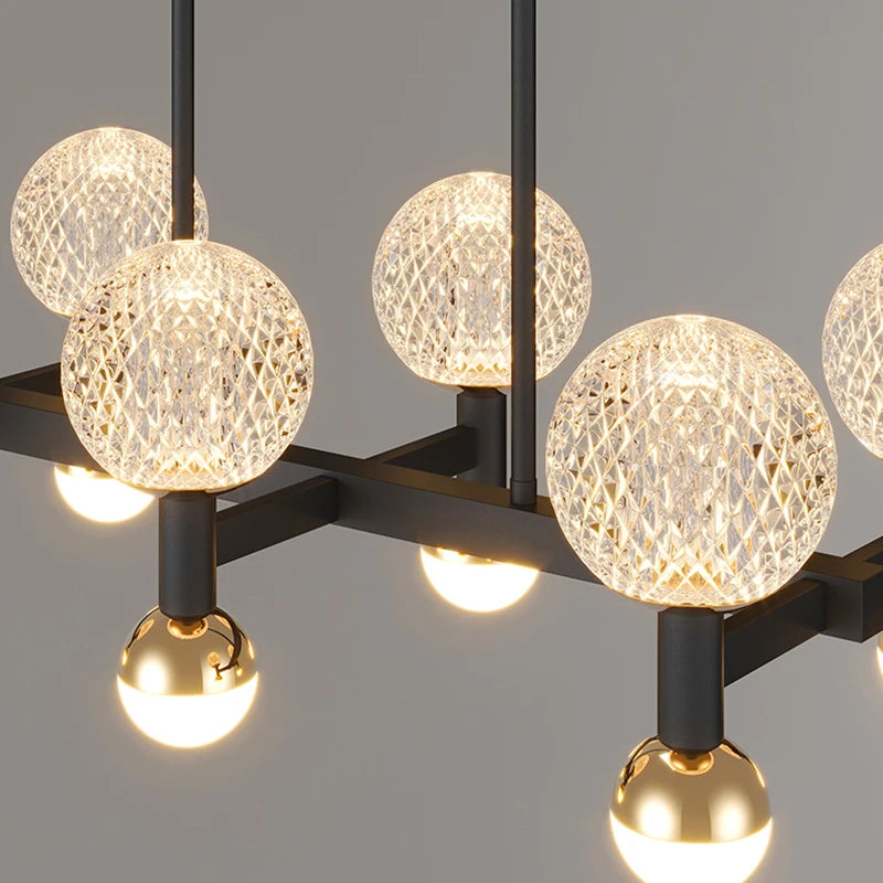 lustre led pour intérieur avec éclairage de plafond