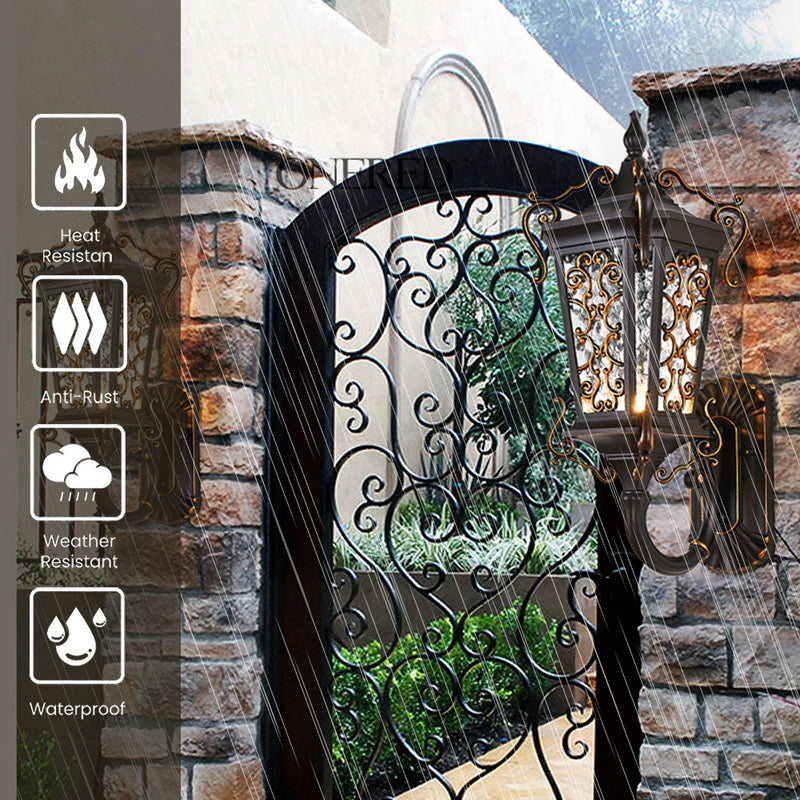 appliques murales extérieures super lumineuses pour jardin et balcon