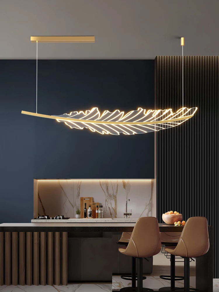 lustre led moderne minimaliste luxe italien pour restaurant bar