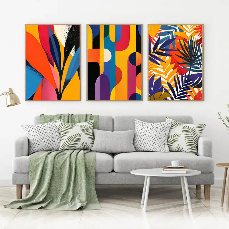 peinture abstraite pour décoration murale esthétique et moderne