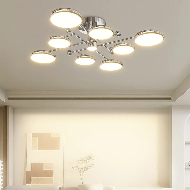 lustre led pour éclairage intérieur et décoration suspendue