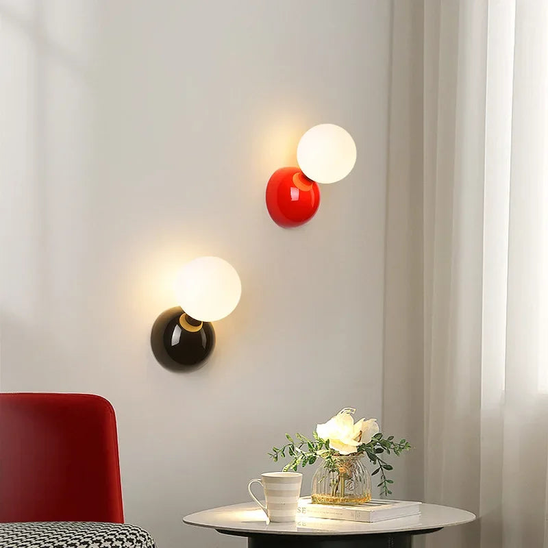 LED Applique Moderne Crème Cucurbit Flare Lumière Pour Chambre Chevet Salon Couloir Escalier Allée Balcon Décorations pour La Maison