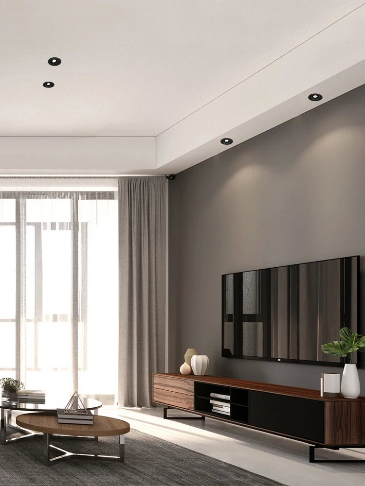 spot led encastré lumineux rond réglable pour éclairage intérieur