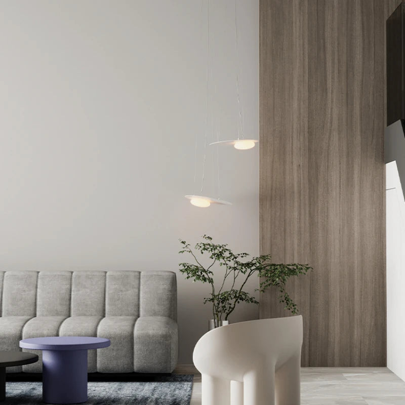 lustre led moderne créatif pour décoration de restaurant avec cordons réglables