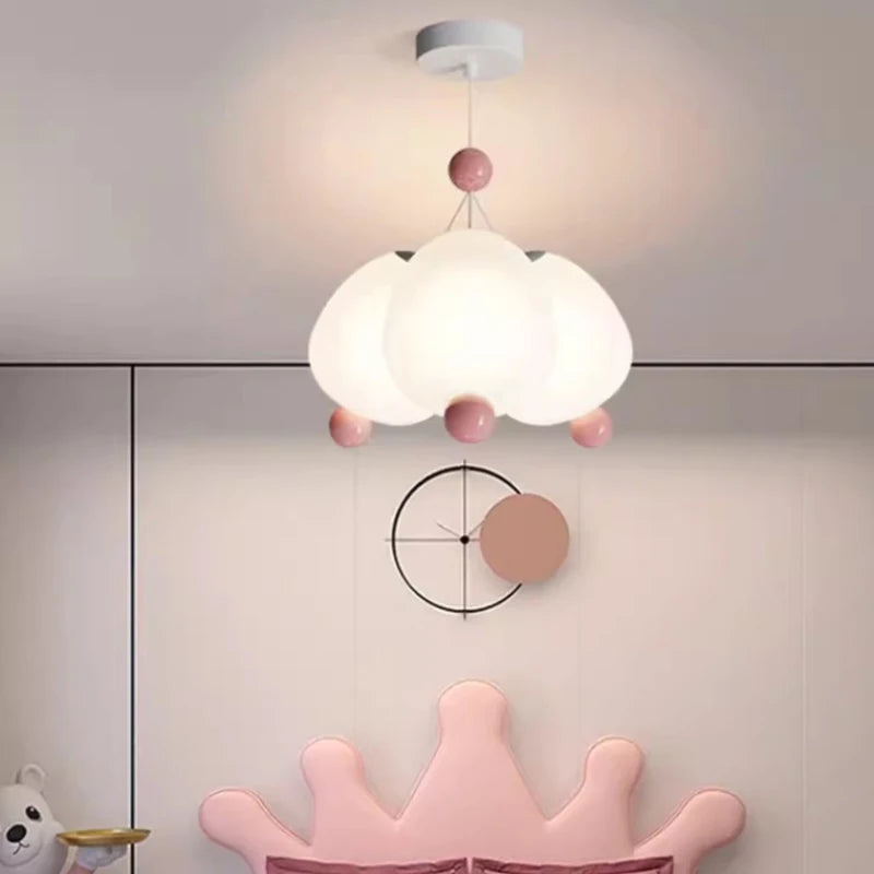lustre moderne mignon pour chambre de petite fille décor enfant