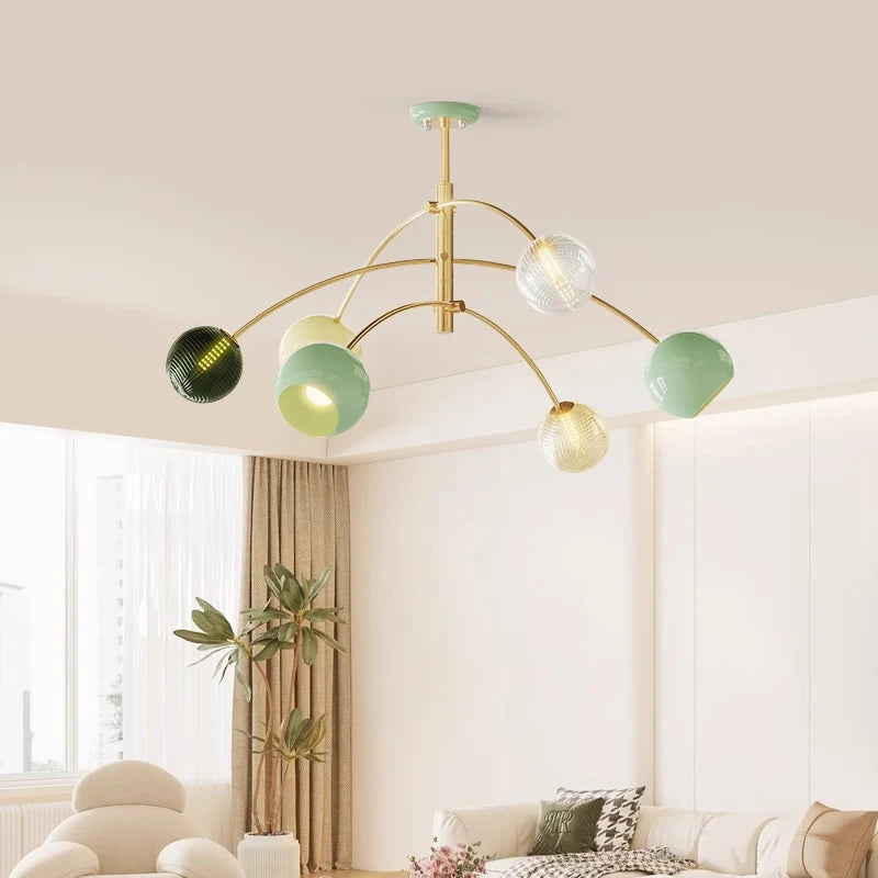 lustre de luxe moderne led pour éclairage intérieur