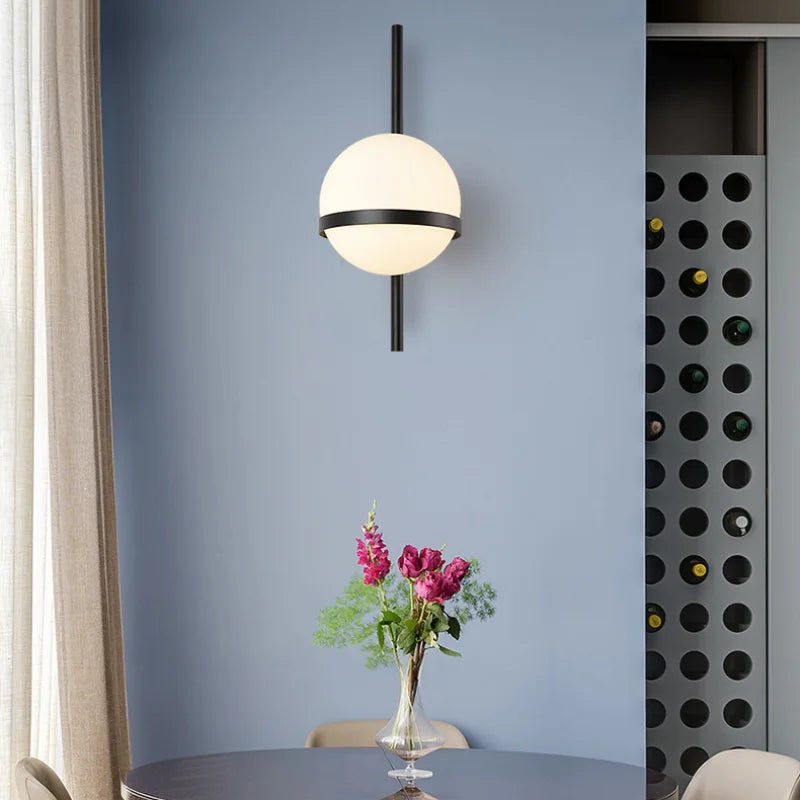 Applique murale led verre éclairage intérieur maison