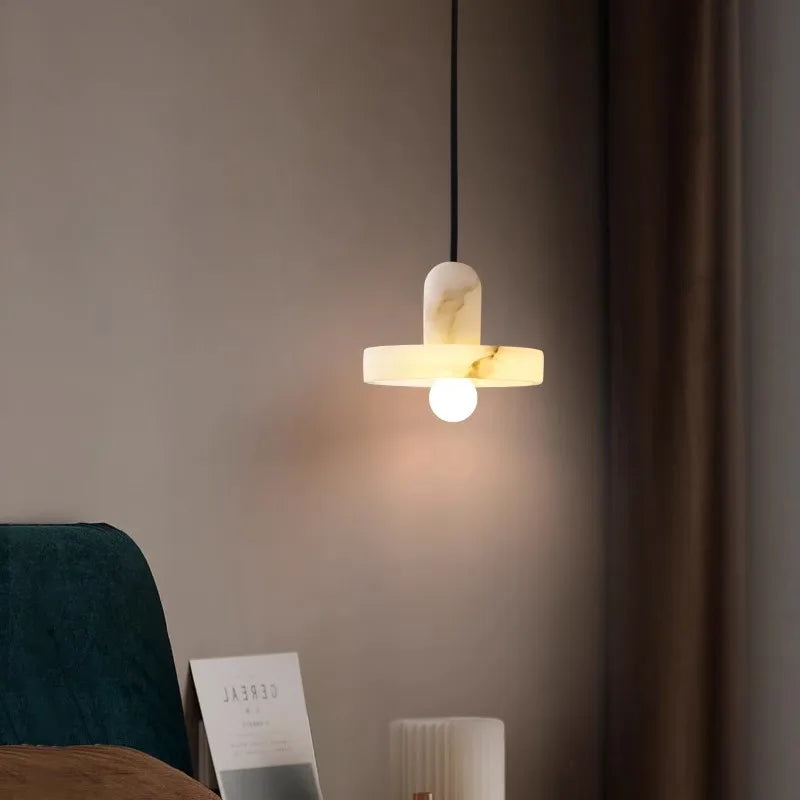 Suspension marbre nordique moderne minimaliste