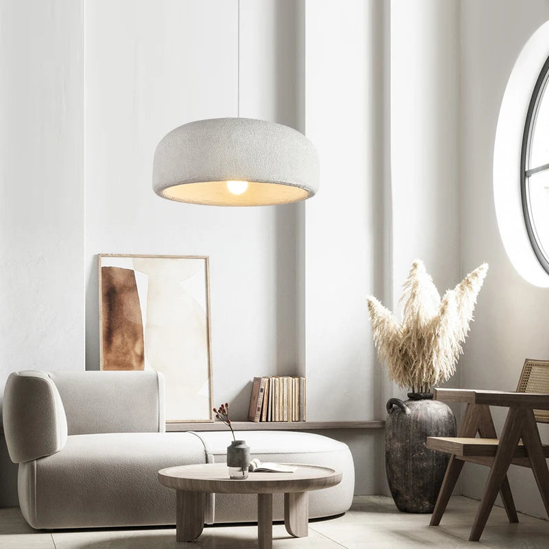 lustre led moderne minimaliste wabi sabi nordique pour bar et restaurant