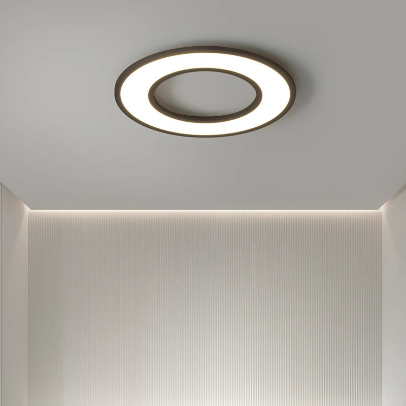 Plafonnier Circulaire Ultra-mince moderne à LEDs lumières pour salon éclairage intérieur décor à la maison Luminaria cuisine chambre