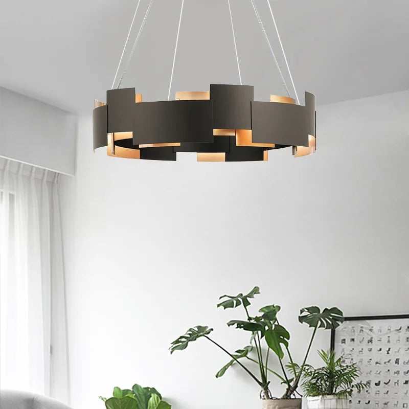 lampe suspendue en métal avec cordon réglable
