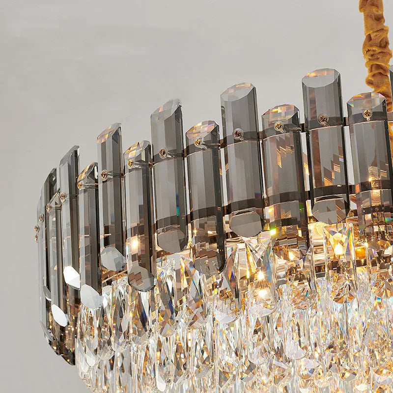 lustre k9 en cristal moderne pour éclairage intérieur