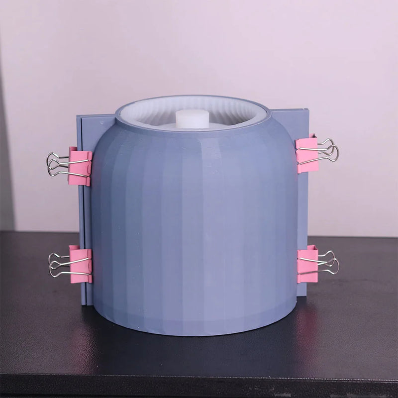 moule en silicone pour pot de fleurs créatif en ciment