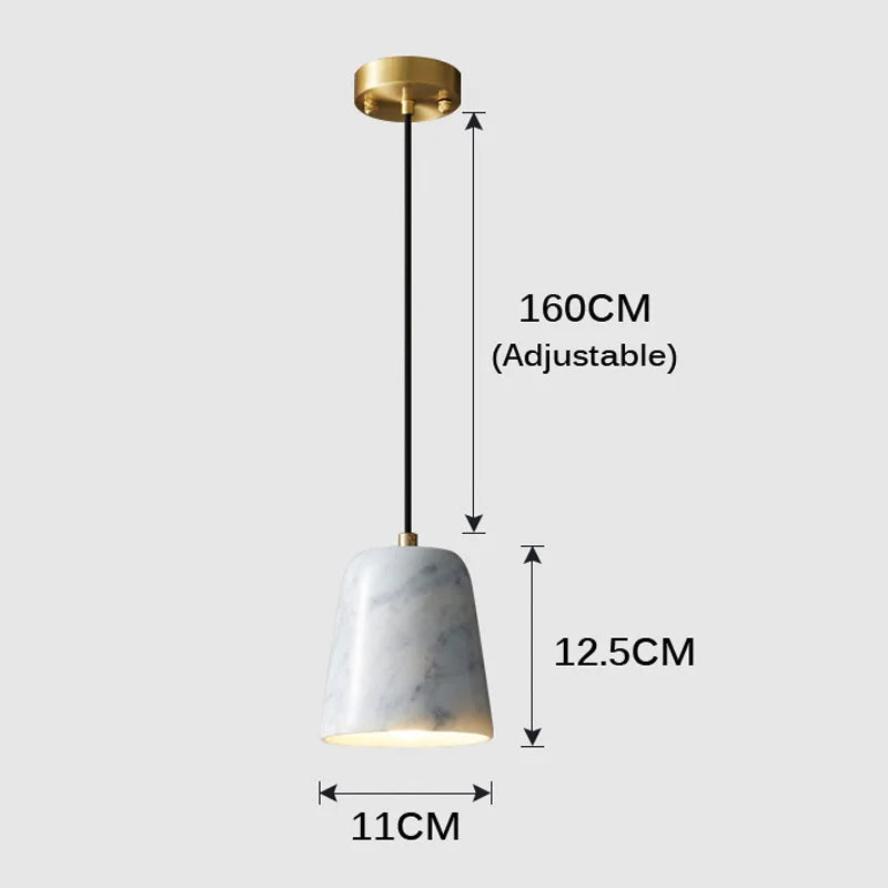 suspension en marbre de luxe pour décoration intérieure