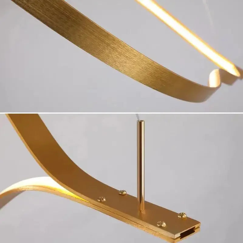 lustre led créatif postmoderne en forme de lèvre
