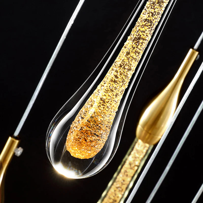 applique murale goutte d'eau avec interrupteur marche/arrêt led nuit