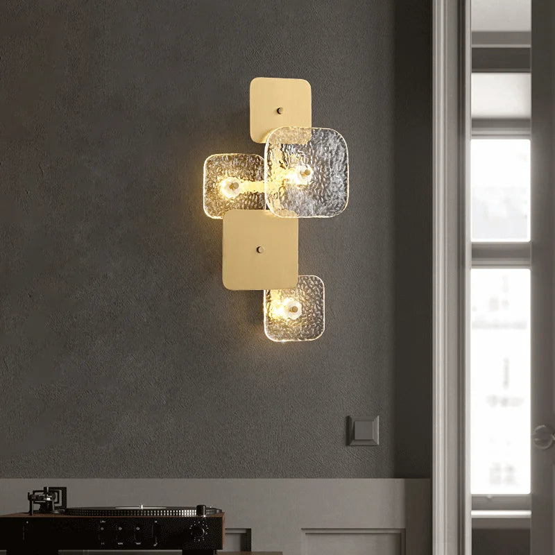 applique murale led cuivre design pour éclairage décoratif moderne