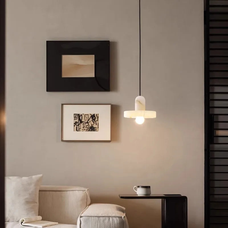 Suspension marbre nordique moderne minimaliste