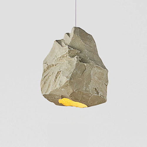 Suspension Design créatif européen Imitation pierre kaki modèle chambre japonaise Wabi Sabi maison chambre