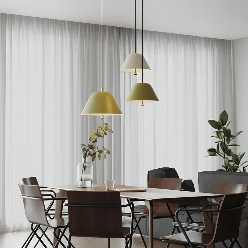 Nordique LED Suspension Lumière Cloche Suspension E27 Ampoule Pour Salon Chambre Chevet Table À Manger Café Étude Maison Luminaires