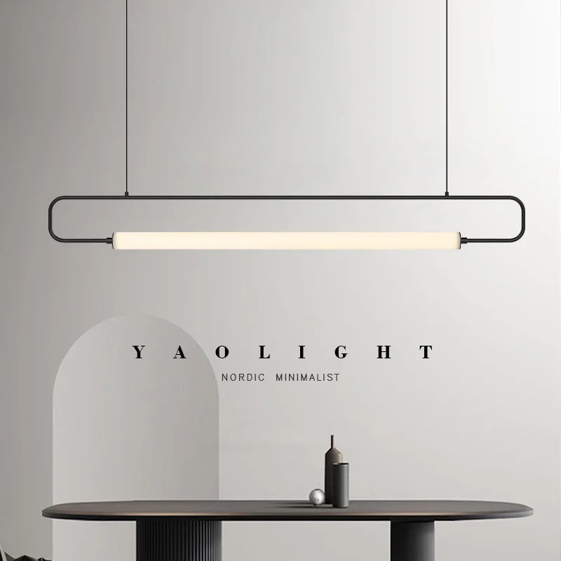 suspension nordique simple moderne en fer pour restaurant de luxe