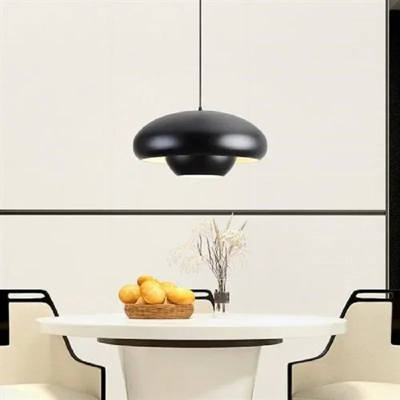 Suspension led nordique simple champignon suspendus