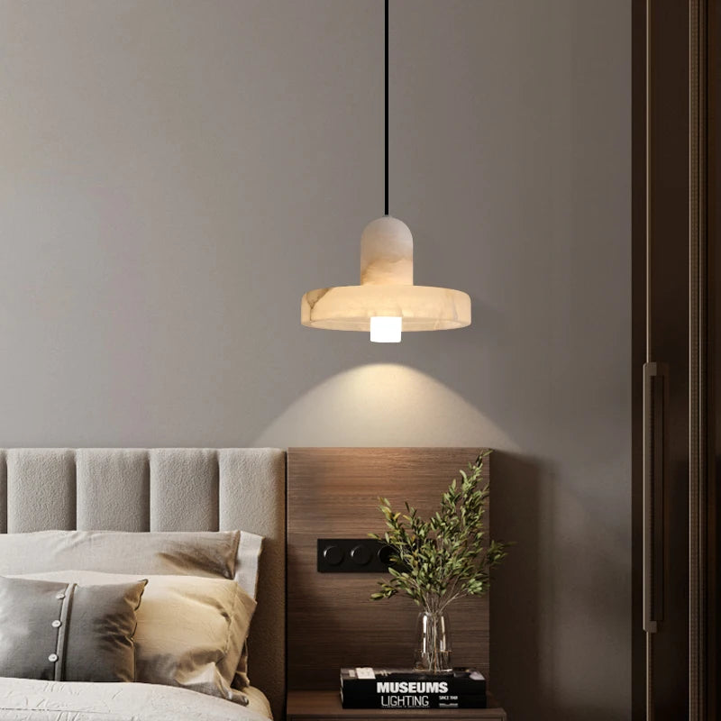 Suspension en marbre espagnol tout cuivre