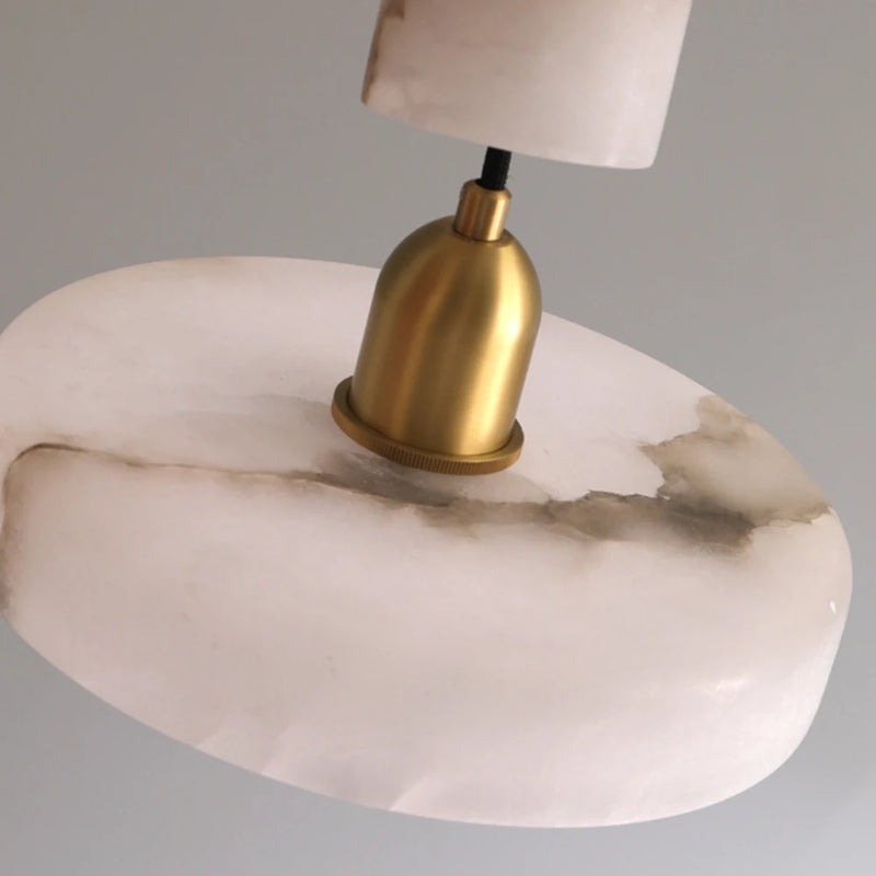 Suspension en marbre espagnol tout cuivre