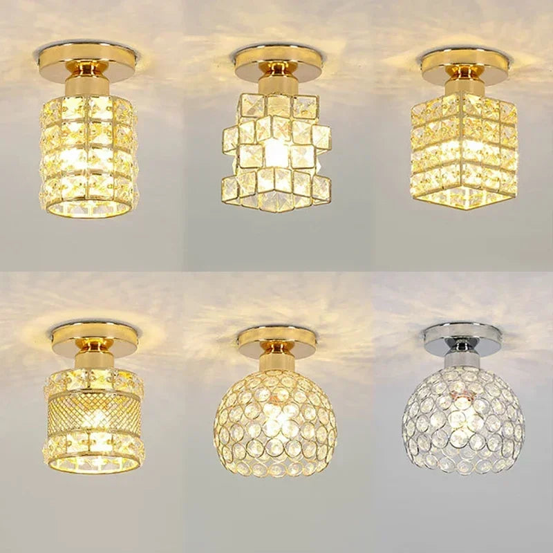 plafonnier en cristal moderne pour décoration intérieure élégante
