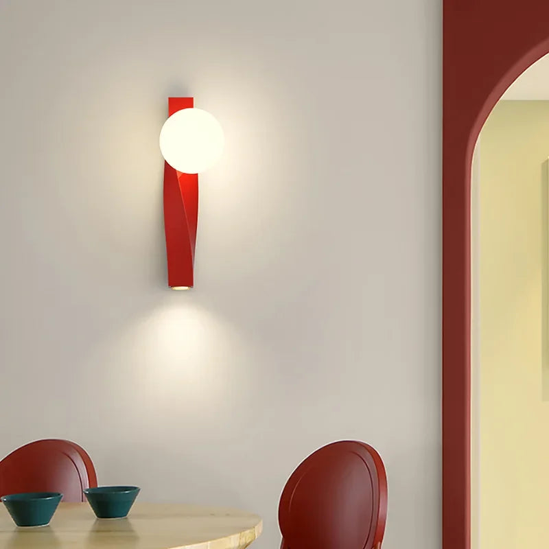 Applique murale LED nordique au Design Simple
