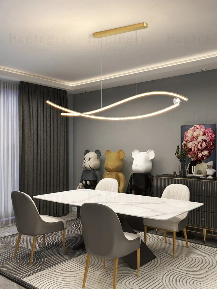 suspension forme de poisson design moderne 2022