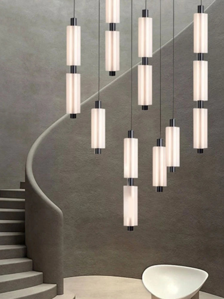 suspension en acrylique design pour éclairage moderne et élégant