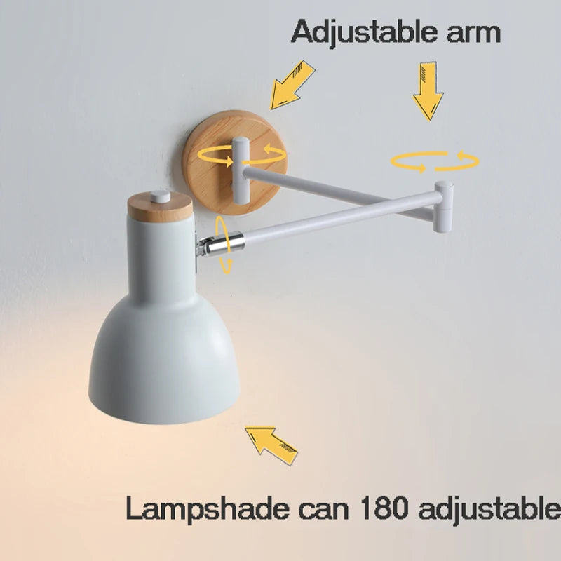 applique murale nordique pliable design pour lecture