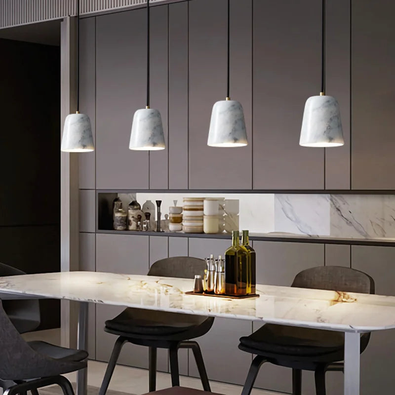 suspension en marbre de luxe pour décoration intérieure