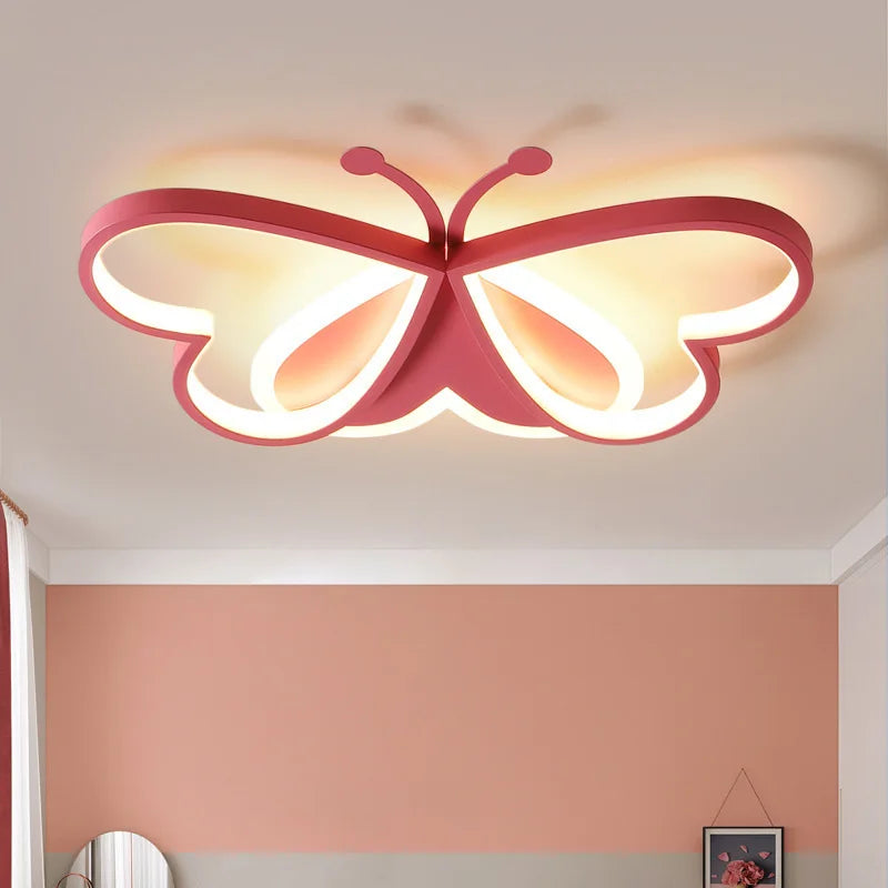 lustre winfordo led avec motif papillon et intensité réglable