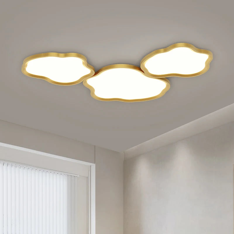 lustre nuage lumineux suspension décoration intérieure luminair