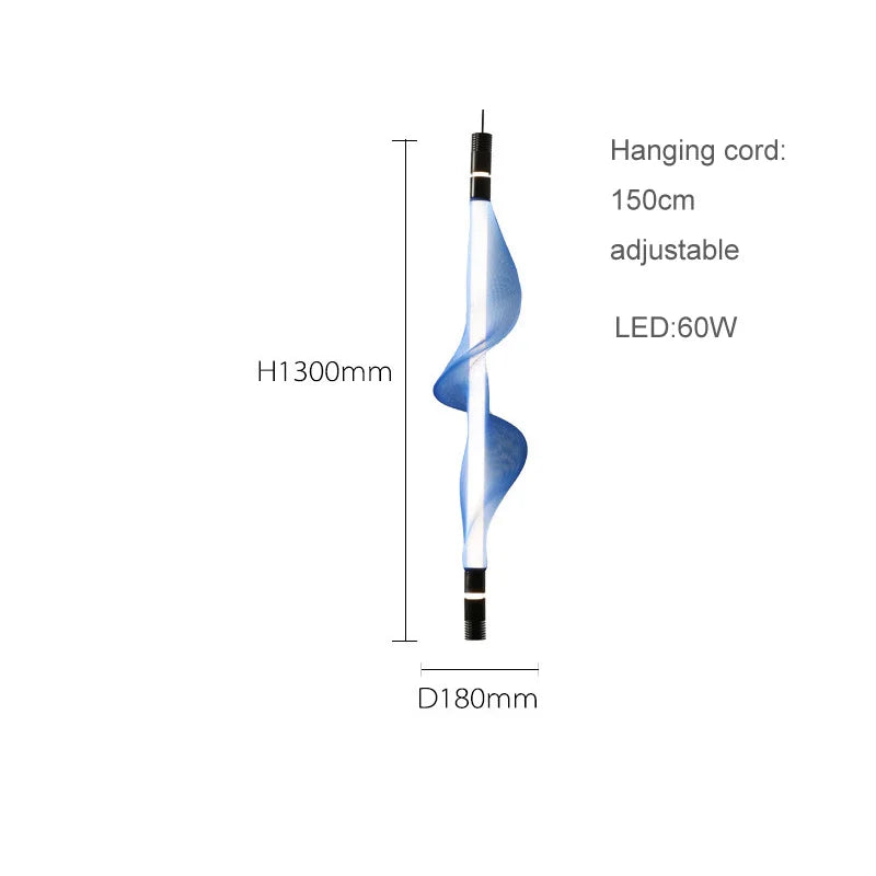 lustre artistique à led design moderne éclairage suspendu décoratif