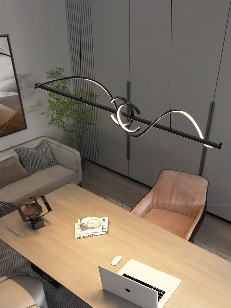 lustre led moderne simple nordique luxe luminaires intérieurs