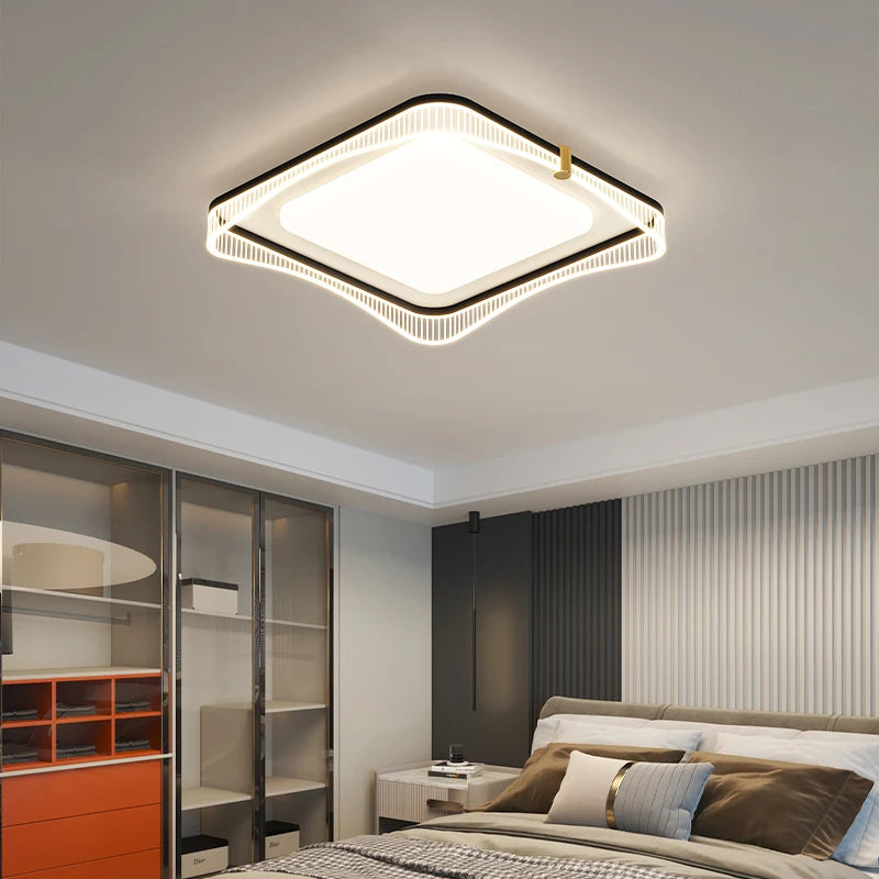 lustre led lumières acryliques pour éclairage intérieur décoratif