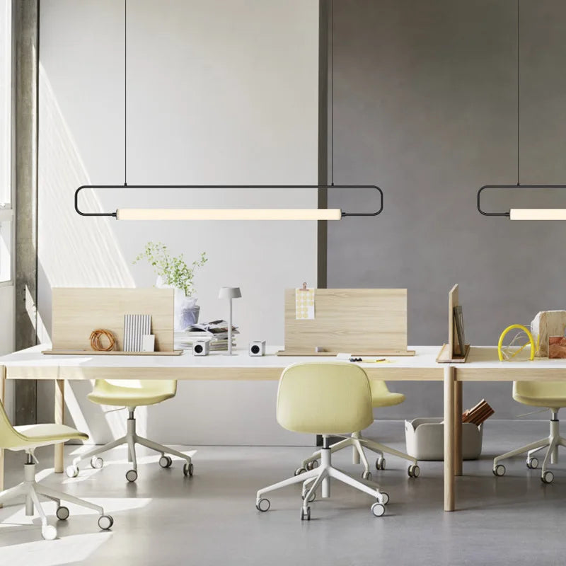 suspension nordique simple moderne en fer pour restaurant de luxe