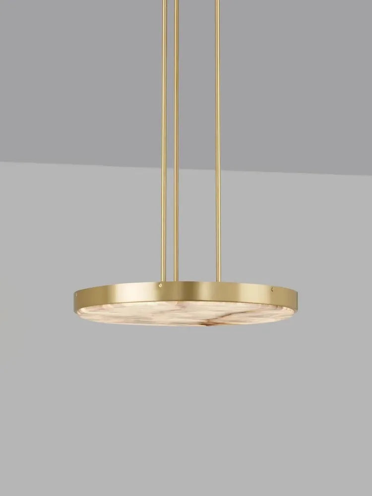 Lustre rétro en marbre noir