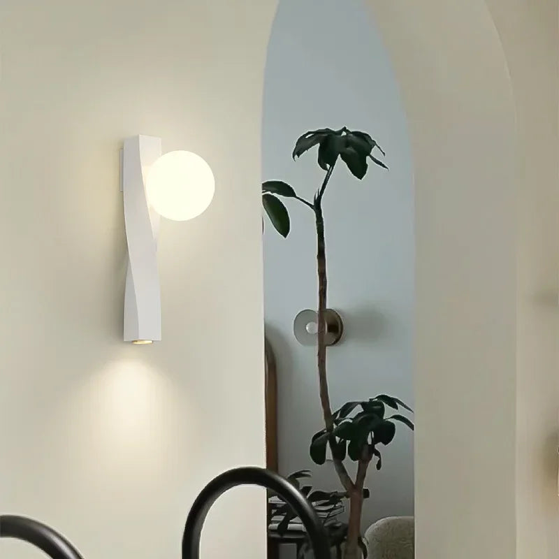 Applique murale LED nordique au Design Simple