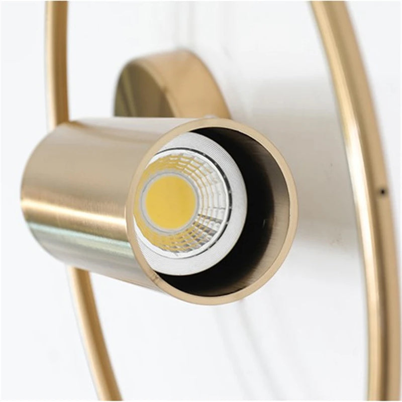 lampe de chevet nordique led en métal décoratif luminaire